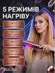 Выпрямитель для волос VGR V-511 профессиональный утюжок праска стайлер для выпрямления и укладки волос с керамико-турмалиновым покрытием широкими пластинами LED display 5 режимами температуры 140–220°C 55W - изображение 2