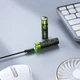 Акумуляторні пальчикові батареї HOCO JA3(AA) 860mAh USB-C 2 шт. del 3.65 - изображение 5