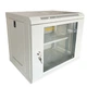Шафа настінна GEAR 9U 19" 600x600x450 мм, + полка 19", grey (GWMSN-9U-600-600G) - изображение 2