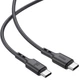 Кабель Brevia Type-C to Type-C 60W 1м, чорний box 51100BCCC1 - зображення 3