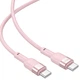 Кабель Brevia Type-C to Type-C 60W 1,2м, рожевий box 52120PCCC1 - зображення 3
