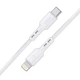 Кабель Brevia Type-C to Lightning 30W 1м, білий box 51100WCLC1 - зображення 2