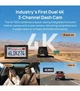 Автомобильный видеорегистратор 70mai Dash Cam 4K T800-2 Premium Set + Камера заднего вида 70mai Rear Cam Midrive RC13 Black + КП256Гб Black - изображение 3