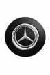 Ковпачок-заглушка в литі диски Mercedes-Benz A0004003300 чорний матовий - зображення 1