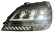 Передні альтернативна тюнінг оптика фари LED на Lexus RX 300 Full LED RP чорна 97-03 комплект Лексус РХ L3773 - зображення 2