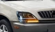 Передні альтернативна тюнінг оптика фари LED на Lexus RX 300 Full LED RP чорна 97-03 комплект Лексус РХ L3773 - зображення 5