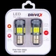 Світлодіоди в габаритні вогні. Підсвітку номера та салона DriveX Glow FAN1 S25(2) 9-48V 30W CAN 3000Lm 1157/P21/5W BAY15D d-15mm к-т. - изображение 1