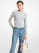 Сумка MICHAEL KORS Mercer Medium Logo and Leather Accordion Crossbody Bag 35S1GM9M2B - зображення 3