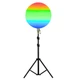 Круглая светодиодная лампа RGB LED 33 см с пультом для видеосъемки GS-330 белая - изображение 3