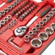 Набір інструментів 1/2" & 3/8" & 1/4" 181од INTERTOOL ET-9181 - зображення 9