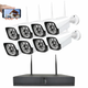 Комплект видеонаблюдения DVR KIT-6678 Wi-Fi, 8 камер, 1080P, IP67, ночная съемка / Набор камер 8 шт DVR KIT 6678+регистратор - изображение 1