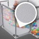 Детский игровой манеж-забор 125х125х63см для игр с баскетбольной корзиной и карманом для игрушек Серый G6330/2 - изображение 4