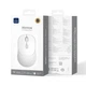 Беспроводная мышь WIWU WM112 Dual Mode Bluetooth / 2.4GHz Белая (Аккумуляторная) - изображение 3