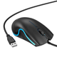Миша HOCO GM19 Enjoy gaming luminous wired mouse Black - изображение 5
