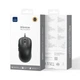 Маніпулятор миша дротова WIWU USB2.0 Wired Mouse WM111 Black - изображение 2