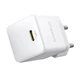 Сетевое зарядное устройство с кабелем Baseus Palm Fast Charger 1C 20W EU Moon White (with Baseus Cable USB-C to USB-C 1m Moon - изображение 4