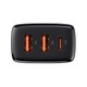 Сетевое зарядное устройство Baseus Compact Quick Charger 2U+C 30W EU Black - изображение 4