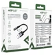 Аудіокабель ACEFAST J13 USB-A to 3.5mm female, nylon braid, 0.15m, Чорний - изображение 2