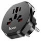 Переходник Hoco AC6 черный 2500W 10A 100-250V универсальный для путешествий и дома - изображение 7