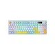 Клавіатура Onikuma G80 2.4G Bluetooth 94 клавіші RGB-підсвічування акумулятор 2000 мАч блакитна - зображення 1