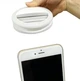 Светодиодное кольцо 3 Вт диаметр 8 см USB microUSB белое для смартфона Selfie Ring Light RK-12 - изображение 8