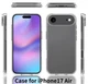 Чохол силіконовий Silicone Case для iPhone 17 Air прозорий із захистом камери - зображення 6