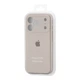 Чехол силиконовый Silicone Case Square для iPhone 17 Pro защита камеры серый - изображение 2