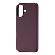 Чохол Leather Case з MagSafe для iPhone 17 шкірозамінник захист камери вишневий - зображення 1