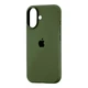 Чехол силиконовый Full Cover для iPhone 17 противоударный с защитой камеры темно-зеленый - изображение 1