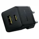 Мережевий зарядний пристрій Baseus Palm 20Вт USB Type-C USB Type-A чорний для швидкого заряджання пристроїв - зображення 4