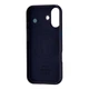 Чохол Leather Case з MagSafe для iPhone 17 темно-синій із захистом камери та стильним дизайном - зображення 3