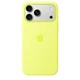 Чохол силіконовий Silicone Case із MagSafe для iPhone 17 Pro Max захист камери жовтий - зображення 1