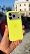 Чохол силіконовий Silicone Case із MagSafe для iPhone 17 Pro Max захист камери жовтий - зображення 5