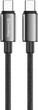 Кабель Colorway Type-C - Type-C (zinc alloy braided) (PD Fast Charging 100W) 5А 1м Black (CW-CBPDCC098-BK) - изображение 3