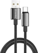 Кабель Colorway USB - Type-C (zinc alloy braided) 3А 2м Black (CW-CBUC099-BK) - зображення 1