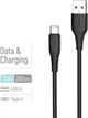 Кабель Colorway USB - Type-C (textured PVC) 3А 2м Black (CW-CBUC095-BK) - зображення 4