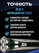 Электробритва мужская сеточная для сухого и влажного бритья аккумуляторная с плавающей головкой, нержавеющая сталь, черная - изображение 4