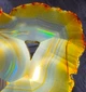 Натуральний ірис агат зріз 139 Ct 85 х 75 х 3 мм (93039) - зображення 2