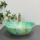 Умивальник (раковина) VBI PARMA MARBLE GREEN MATT накладний - изображение 3