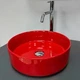 Умивальник (раковина) VBI PRATO RED GLOSSY накладний - изображение 1