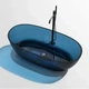 Ванна VBI VESUVIO BLUE 170 x 78 окремостояча скляна - изображение 2