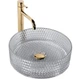 Умивальник (раковина) REA CRISTAL 35 LIGHT GREY накладний - изображение 4
