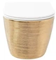 Підвісний унітаз REA CARLO FLAT BRUSH GOLD золотий - изображение 1