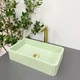 Умивальник (раковина) VBI FLORENTIA LIGHT GREEN MATT накладний - изображение 1
