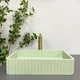 Умивальник (раковина) VBI FLORENTIA LIGHT GREEN MATT накладний - изображение 4