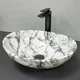 Умивальник (раковина) VBI PARMA STATUARIO BLACK VEINS GLOSSY накладний - зображення 1