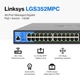 Коммутатор-LINKSYS LGS352MPC, 48-Port Managed Gigabit PoE+ Switch, with 4 x 10G SFP+ Uplinks and PoE budget of 740W - изображение 6