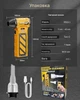 Портативний міні вакуумний пилосос повітродув 2в1 Vacuum Cleaner F015-1 Violent Fan 11W 8000mAh Yellow-Black - зображення 7