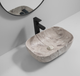 Раковина накладна MIXXUS PREMIUM DIVERSE-0113 MARBLE 455×325 мм, прямокутна, мармурова, матова, з санітарної порцеляни - изображение 3