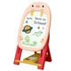 Tablica magnetyczna dwustronna LEAN Toys z zestawem gier dla dzieci (712706) (5905991062158) - obraz 2